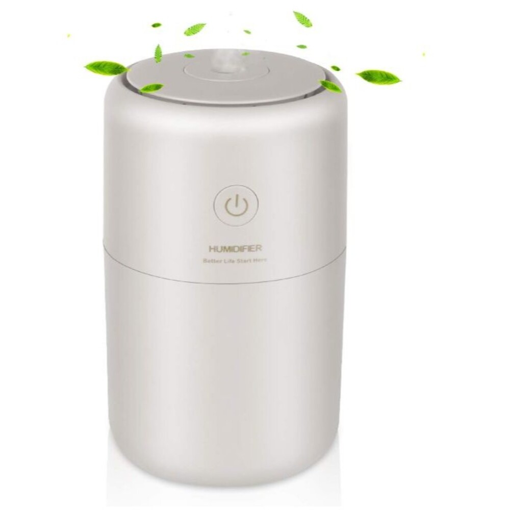 Mini Pearl White Humidifier Aromatherapy 7 LED Colors for Home Office Nursery
